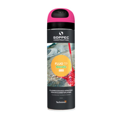 Soppec FLUO TP Nordic – fluorescerende merkespray for nordisk klima.