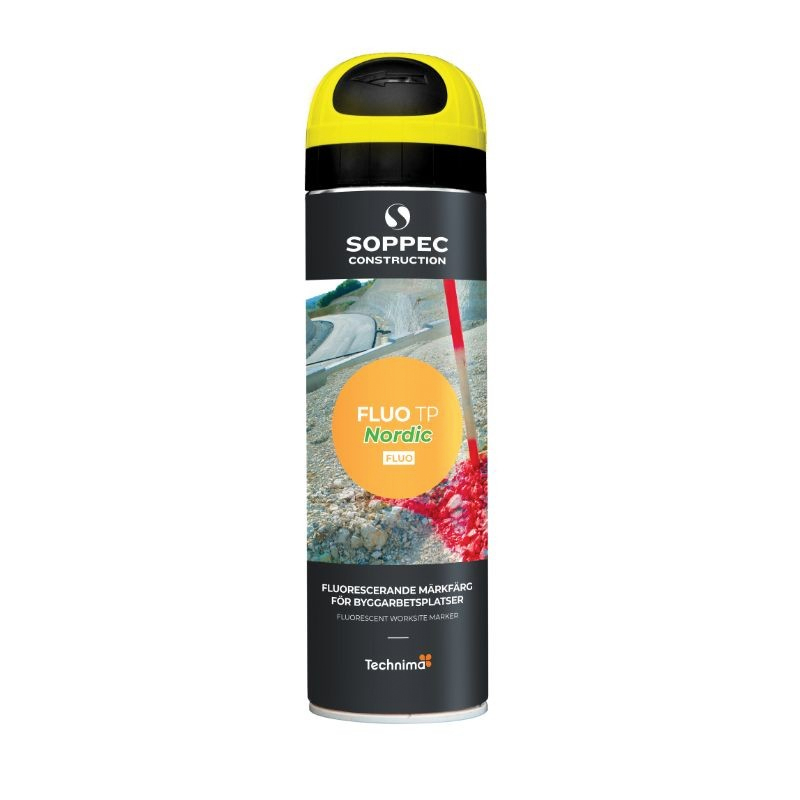 Soppec FLUO TP Nordic – fluorescerende merkespray for nordisk klima.