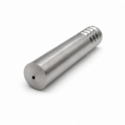 Syrefast nivelleringsbolt og posisjonsbolt i A4-80 rustfritt stål med diameter 20 mm og lengde 100 mm.