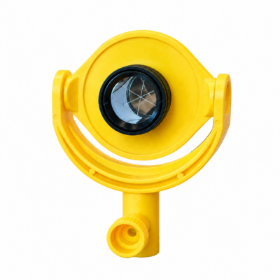 Mini monitoreringsprisme 25,4 mm med Leica-feste og sølvfarget speilbelagt prisme for presis oppmåling