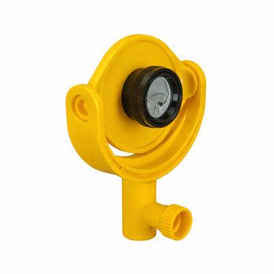 Mini monitoreringsprisme 25,4 mm med Leica-feste og sølvfarget speilbelagt prisme for presis oppmåling