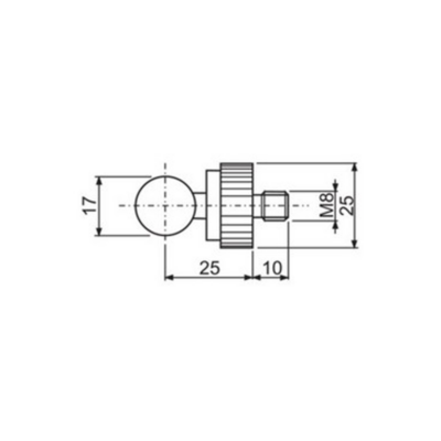Setningsbolt M8 gjenger- Evensen As