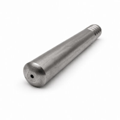 Syrefast nivelleringsbolt og posisjonsbolt i A4-80 rustfritt stål med diameter 16 mm og lengde 120 mm.