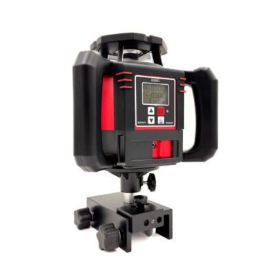 Justerbar klemme for montering av laserinstrument på batterbord og salingsbord