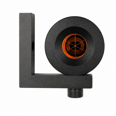 Kompakt L-prisme for monitorering med Ø25,4 mm miniprisme, vinkelbrakett og prismekonstant +8,92 mm for Leica.