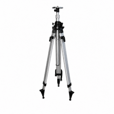 Heisstativ P 50 i aluminium med justerbar høyde fra 125 til 300 cm, 5/8 tomme instrumentfeste, sveiv og libelle.