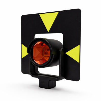 Rundprisme tilsvarende Leica GPH1 og GPR1 med sikteskive og QL-feste for presis landmåling