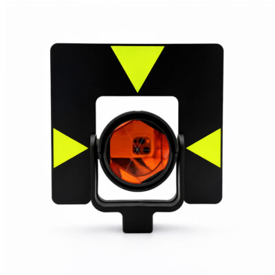 Rundprisme tilsvarende Leica GPH1 og GPR1 med sikteskive og QL-feste for presis landmåling