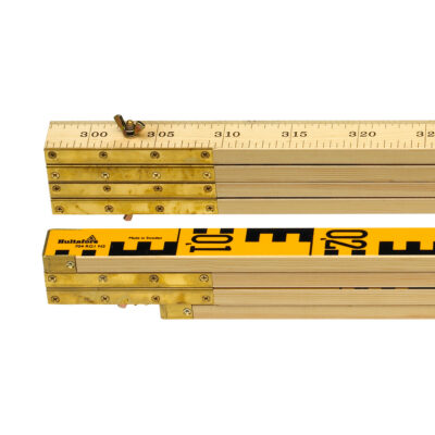 Hultafors nivellerstang 704 4 meter 4-delt med refleks og dobbel gradering