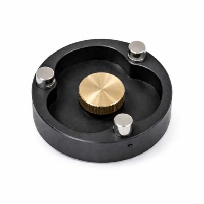 Trefot mellomstykke med 5/8 gjenge og løs senterbolt for landmåling