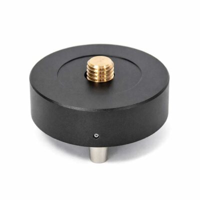 Trefot mellomstykke med 5/8 gjenge og løs senterbolt for landmåling