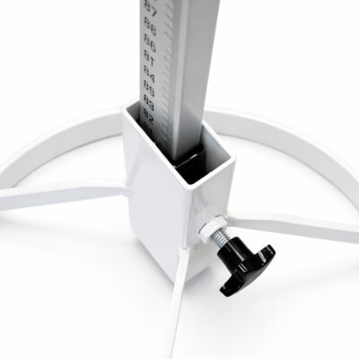 Grusring for nivellerstang brukt til stabil måling på grus og mykt underlag