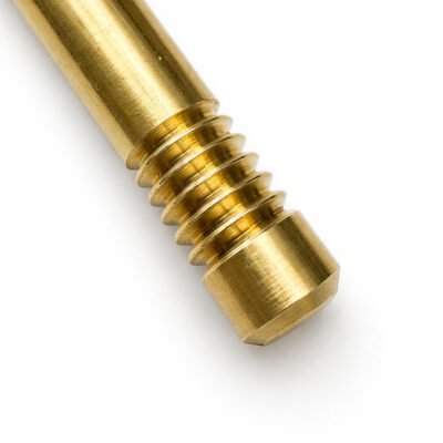 Prismebolt 12x100 mm i messing med Leica QL-topp for innstøping