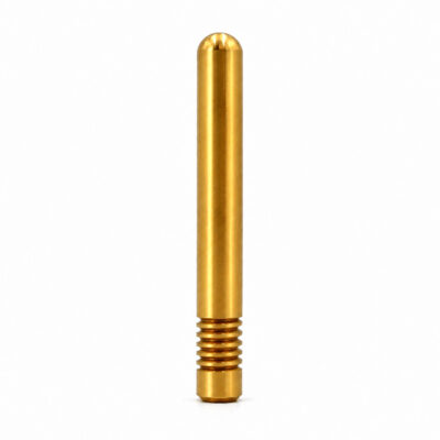 Setningsbolt i massiv messing med diameter 12 mm og lengde 100 mm for permanente målepunkter og setningsmåling.