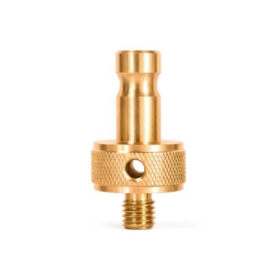 Prismebolt med M8 gjengefeste og krage, messing