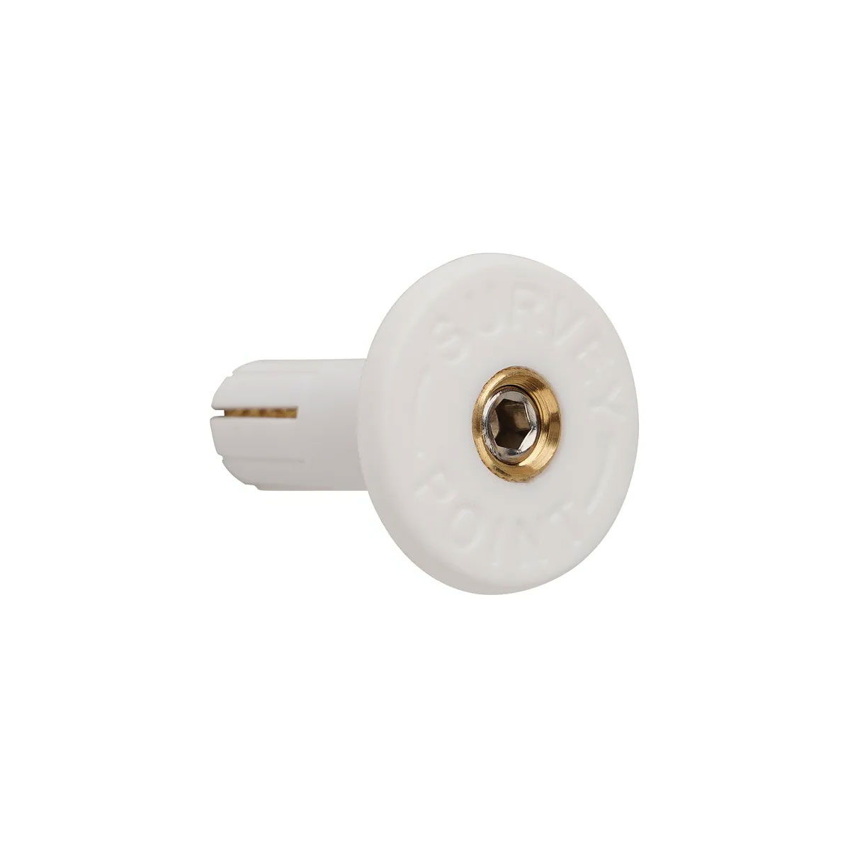 Veggbolt med ekspansjon 40mm hvit - Evensen AS