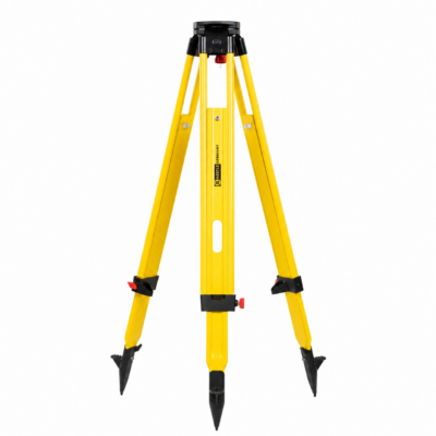Heavy Duty trestativ med plan toppplate for teodolitt og totalstasjon fra Nestle med arbeidshøyde 90–170 cm.