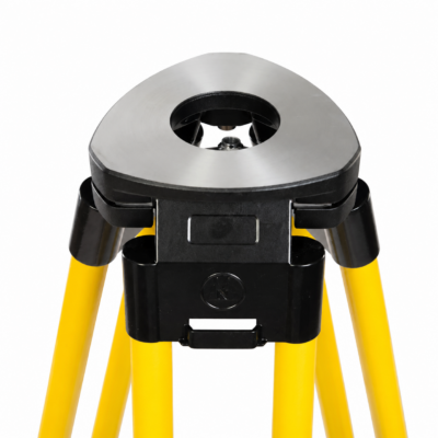Heavy Duty trestativ med plan toppplate for teodolitt og totalstasjon fra Nestle med arbeidshøyde 90–170 cm.