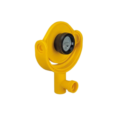 Presist og kompakt mini monitoreringsprisme med 25,4 mm sølvbelagt prisme, vribar holder og Leica-kompatibelt QL hurtigfeste. Ideelt for nøyaktig oppmåling og monitorering opptil 1000 m - Evensen AS