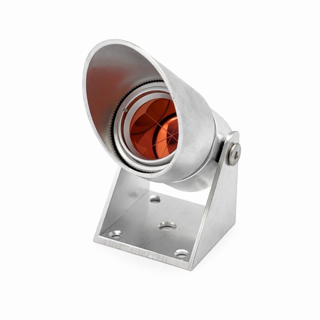 Vippbart monitoreringsprisme 25 mm med kobberbelagt prisme og beskyttelsestak