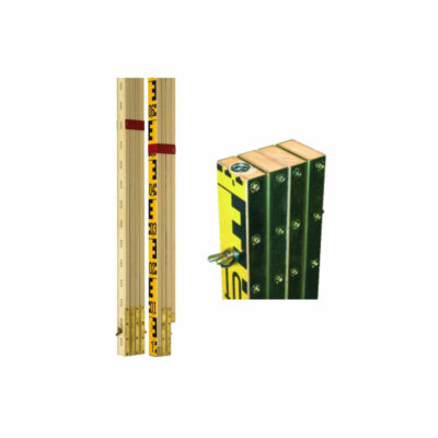 Hultafors 4m 4-delt nivellerstang med libelle- Evensen AS
