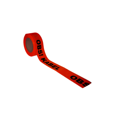 Kabelbånd for markering av rør under bakken