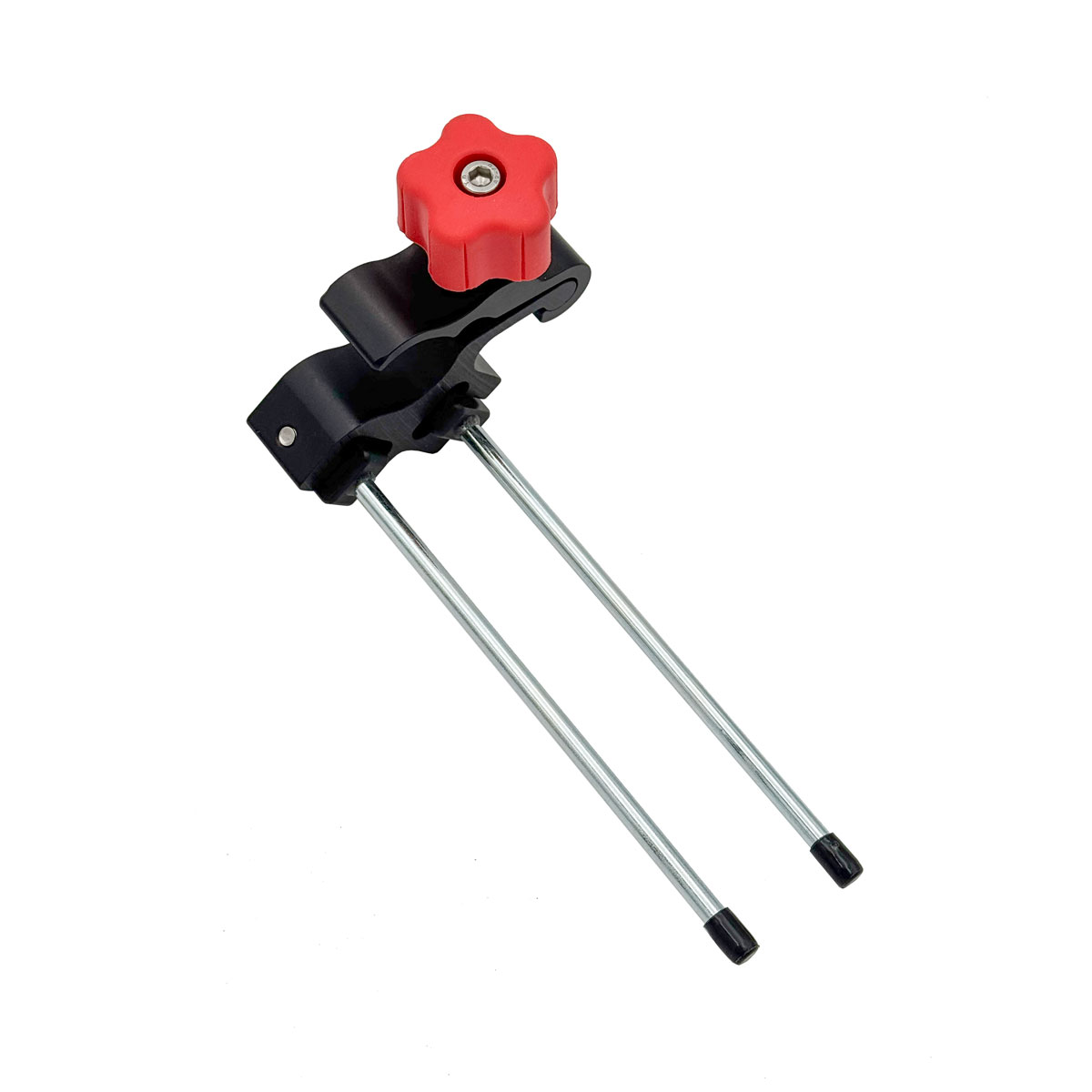 Mini Bipod – lett og robust støtte for prismestenger og antenner (22–32 mm). Rask montering, stabilt feste og beskyttelse på krevende underlag.