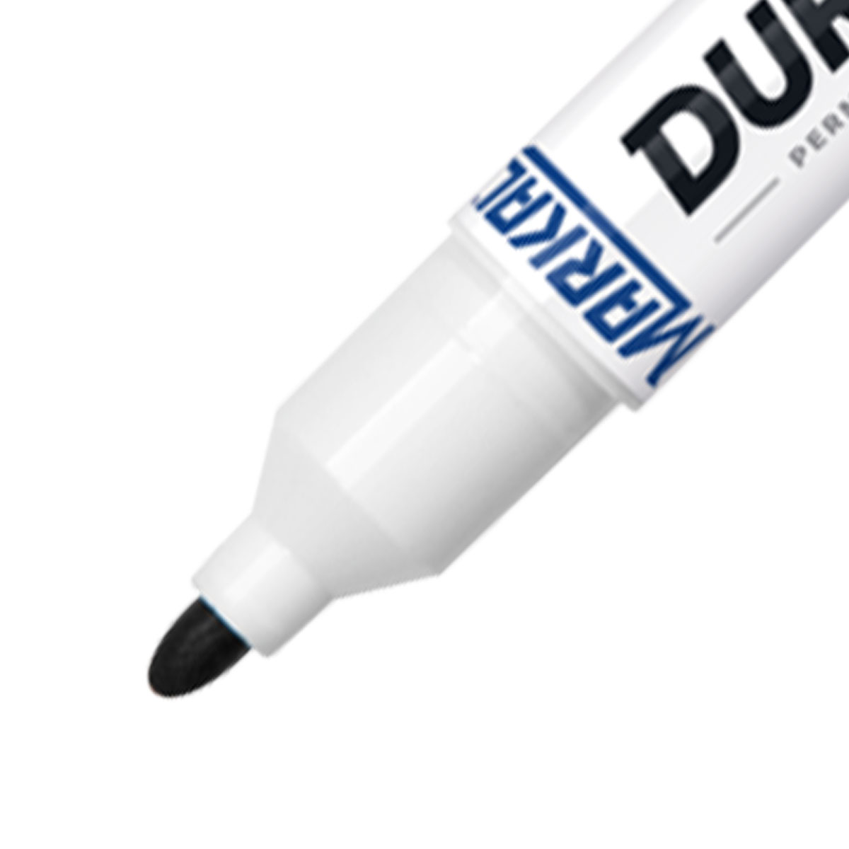 Markal Dura-Ink Bullet 60 12-pakning – permanent merkepenn med medium avlang bullet-tupp, hurtigtørkende, vann- og smussbestandig, xylenfri. Egnet for metall, tre, plast, papp og glass i bygg, anlegg og oppmåling - Evensen AS