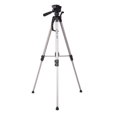 NESTLE kamerastativ med roterbart hode, høydejustering 60–160 cm, for avstandsmålere og linjelasere.