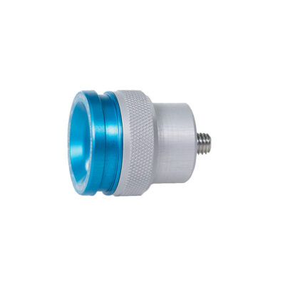 Base for kuleprisme Ø38,1 med magnet med 8mm utvendig gjenge