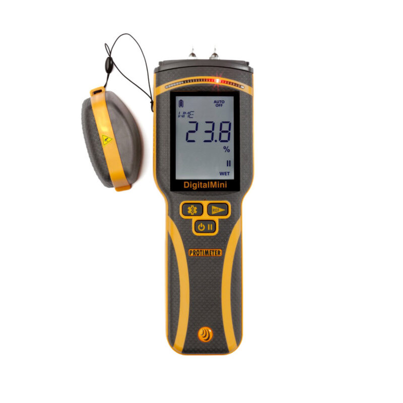 Protimeter Digital Mini digital fuktmåler med LED-indikator og LCD-display for måling av fukt i byggematerialer