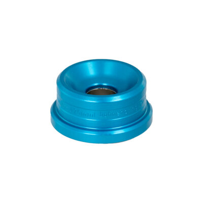 Bohnenstingl magnetbase Ø40 mm i blå anodisert aluminium for kuleprisme 1,5