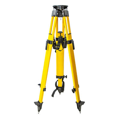 Glassfiberstativ Heavy Duty med klemme- og skrulås for totalstasjon og GNSS