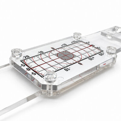 Sprekk- og deformasjonsmåler med vinkeldel for måling i hjørner og på flater